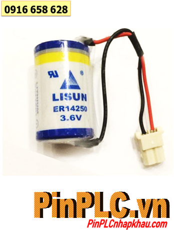 Lisun ER14250 (Dây zắc cắm); Pin nuôi nguồn Lisun ER14250 lithium 3.6v 1/2AA 1200mAh chính hãng